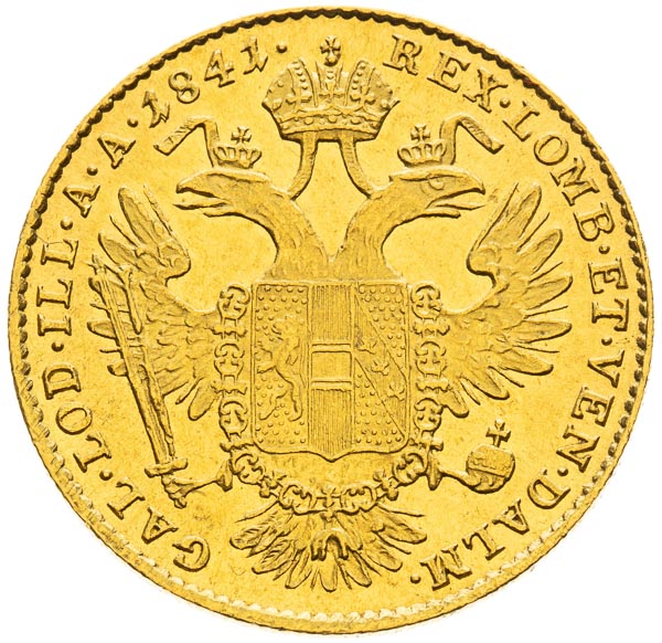 Ducat 1841 - back