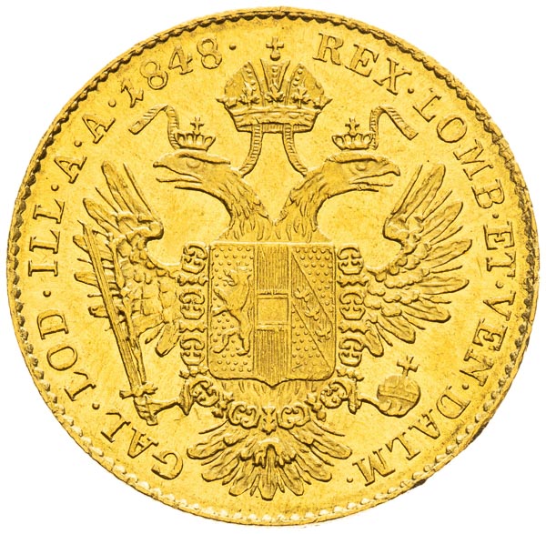Ducat 1848 - back