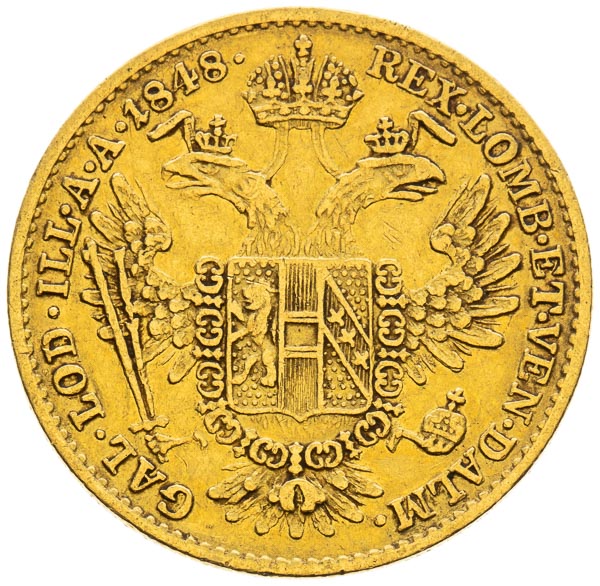 Ducat 1848 - back