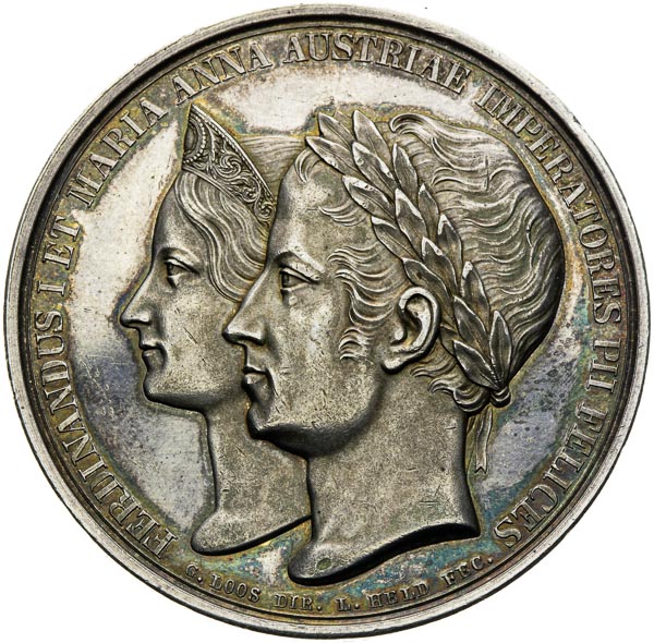 Silver medal 1838 - front