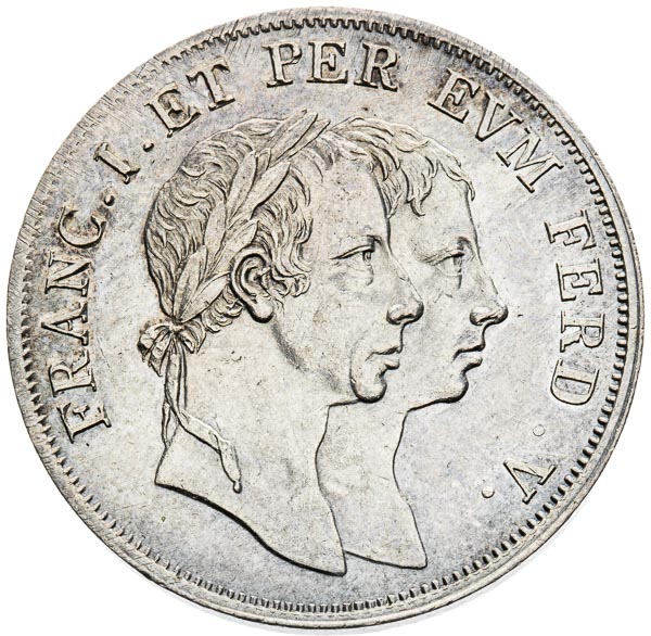 Silver token 1830 - front