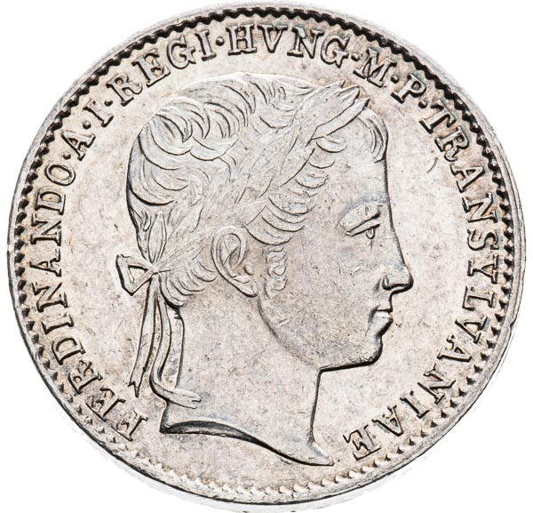 Silver token 1837 - front