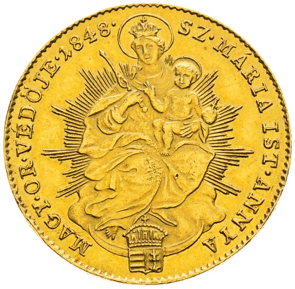 Ducat 1848 - back