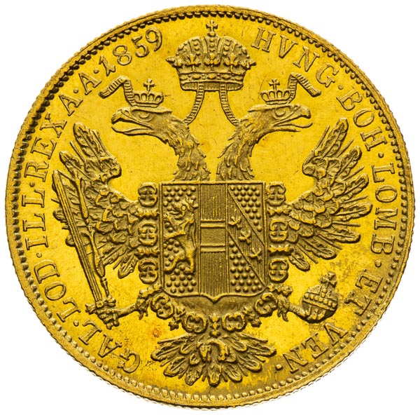 Ducat 1859 - back