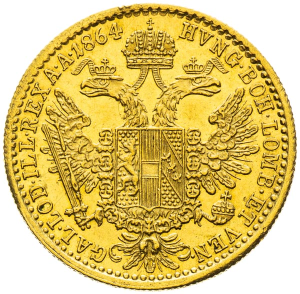 Ducat 1864 - back