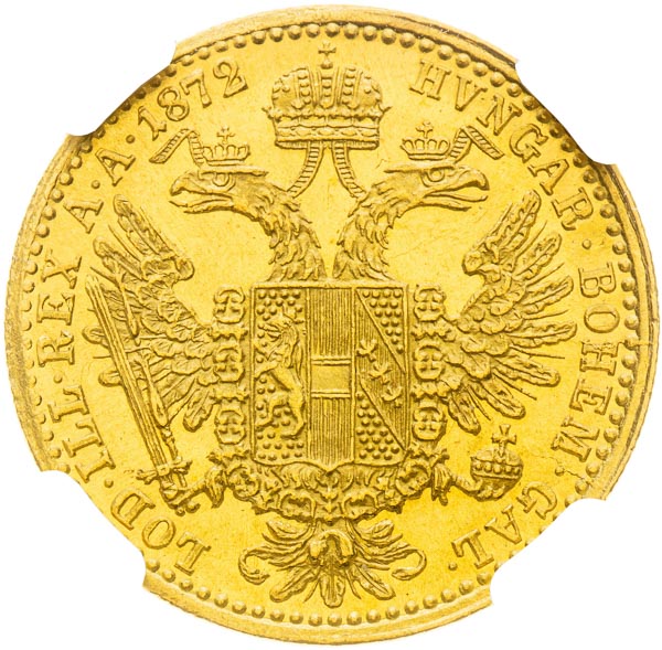 Ducat 1872 - back