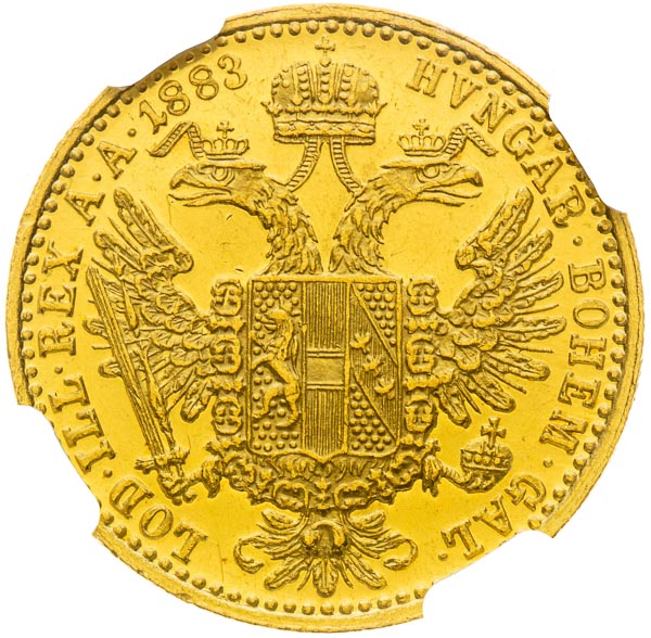 Ducat 1883 - back