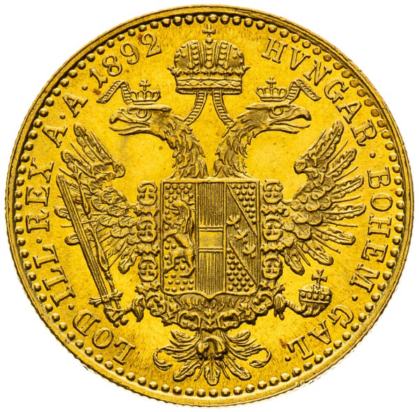 Ducat 1892 - back