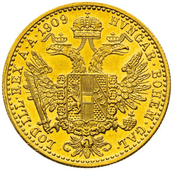 Ducat 1909 - back