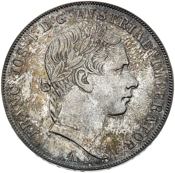 Convention Thaler 1854 - front