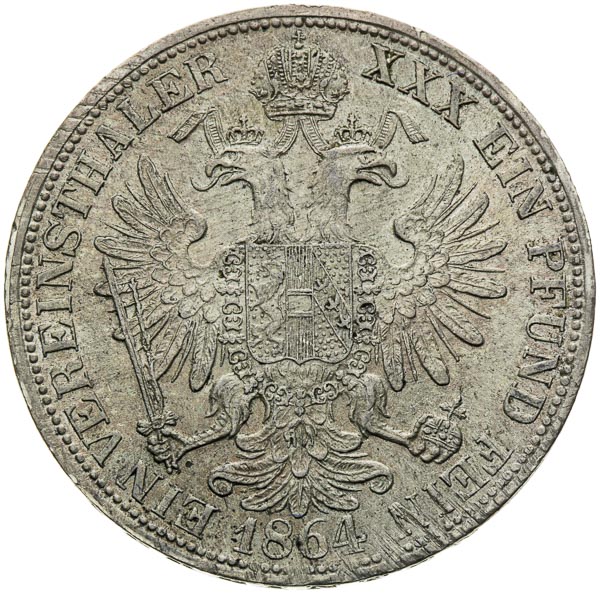 Federal thaler 1864 - back