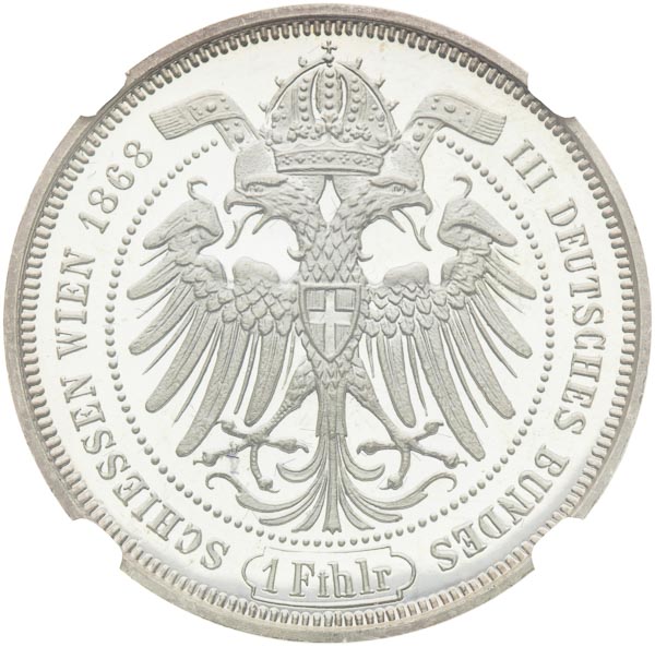 Silver medal 1868/1988 (Federal Taler) - back