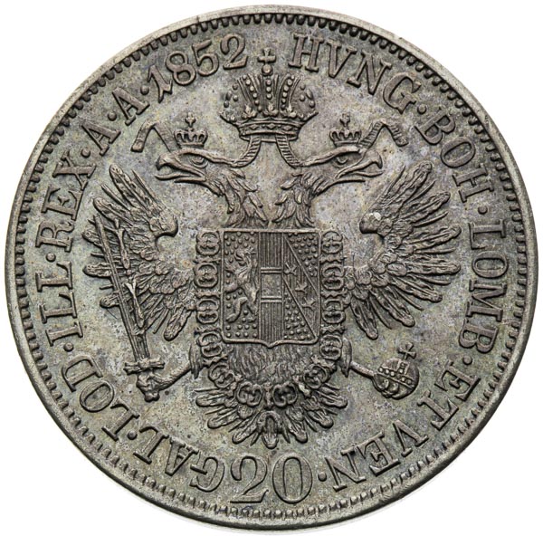 20 Kreutzer 1852 - back