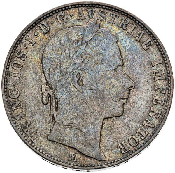 Gulden 1858 - front