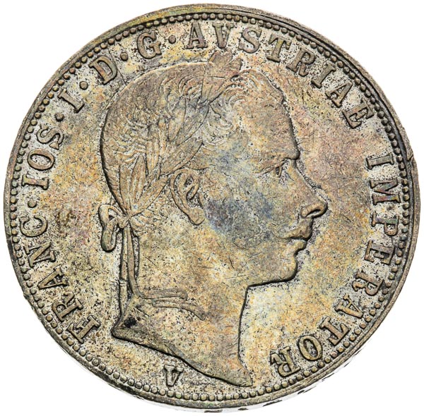 Gulden 1858 - front