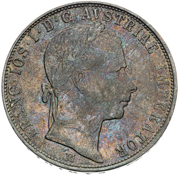 Gulden 1858 - front
