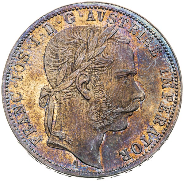 Gulden 1866 - front
