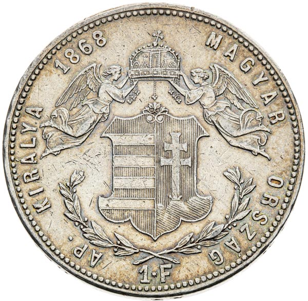 Gulden 1868 - back