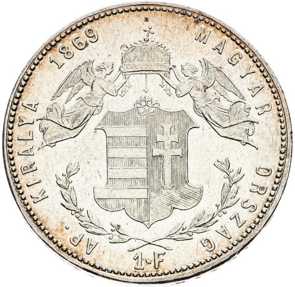 Gulden 1869 - back