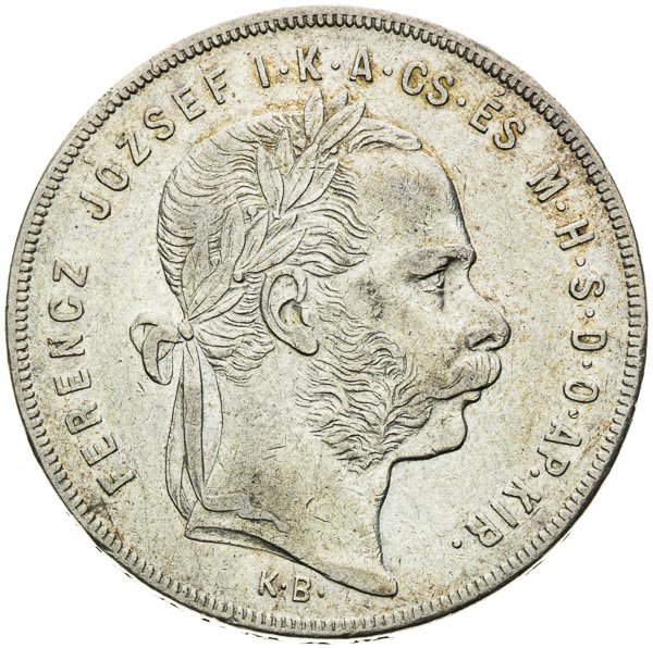 Gulden 1870 - front