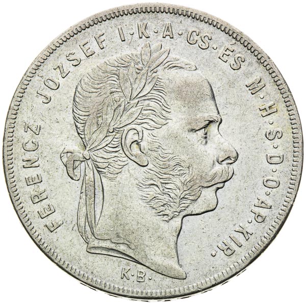 Gulden 1871 - front