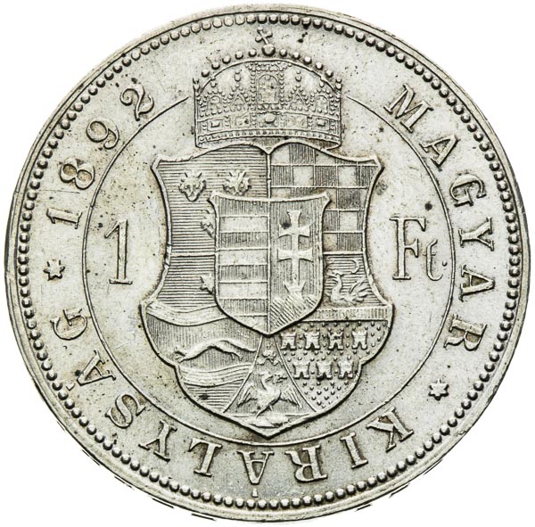Gulden 1892 - back
