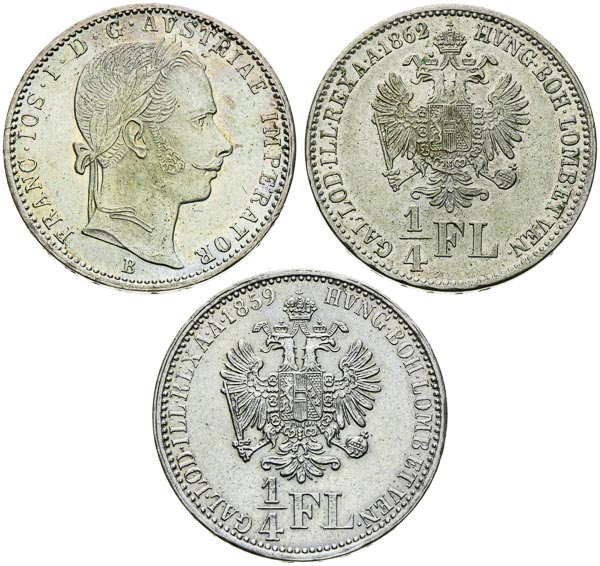 1/4 Gulden (3 pcs) - front