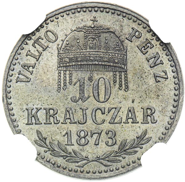 10 Kreutzer 1873 - back