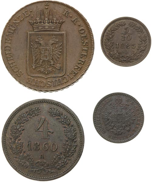 Coins (4 pcs) - front