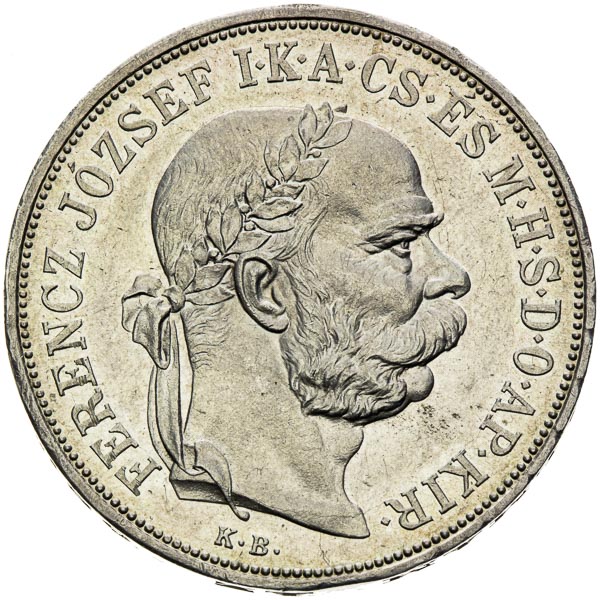 5 Korona 1900 - avers