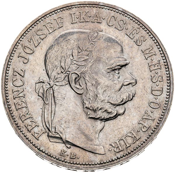 5 Korona 1900 - avers