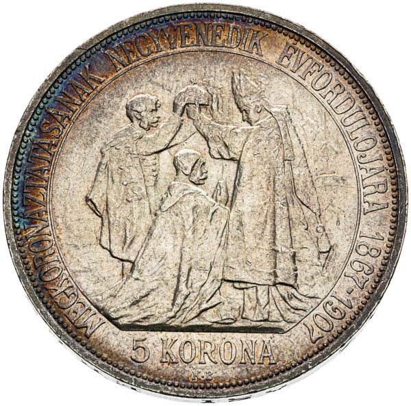 5 Corona 1907 - back