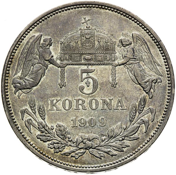 5 Corona 1909 - back