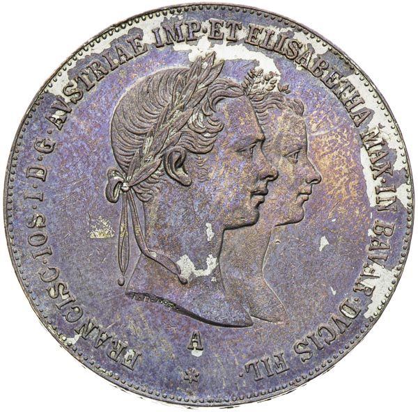 Gulden 1854 - front