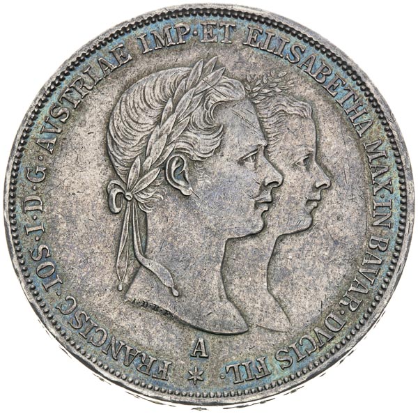 2 Gulden 1854 - front
