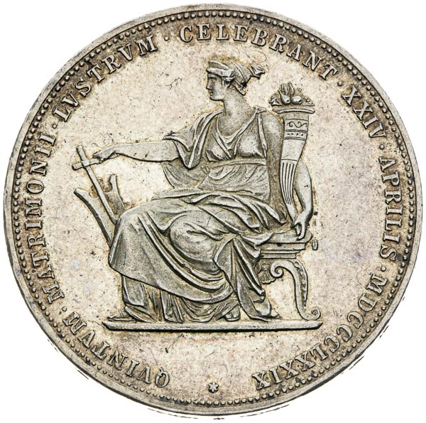 2 Gulden 1879 - back