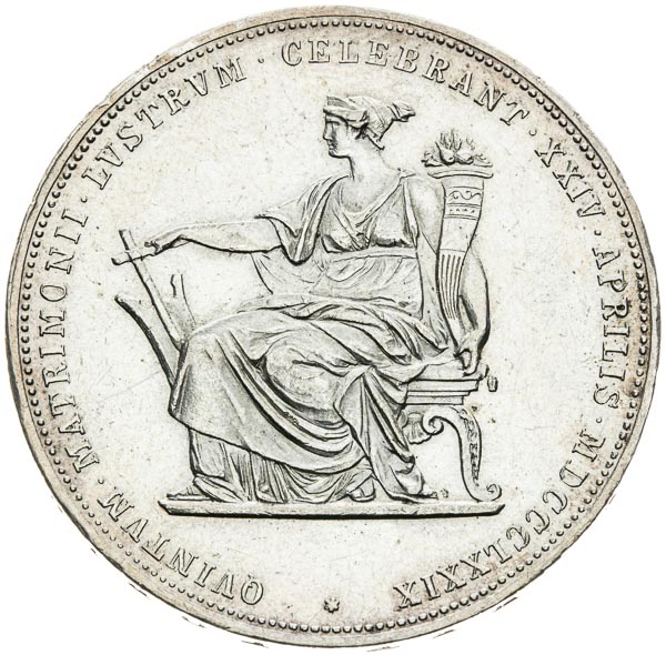 2 Gulden 1879 - back