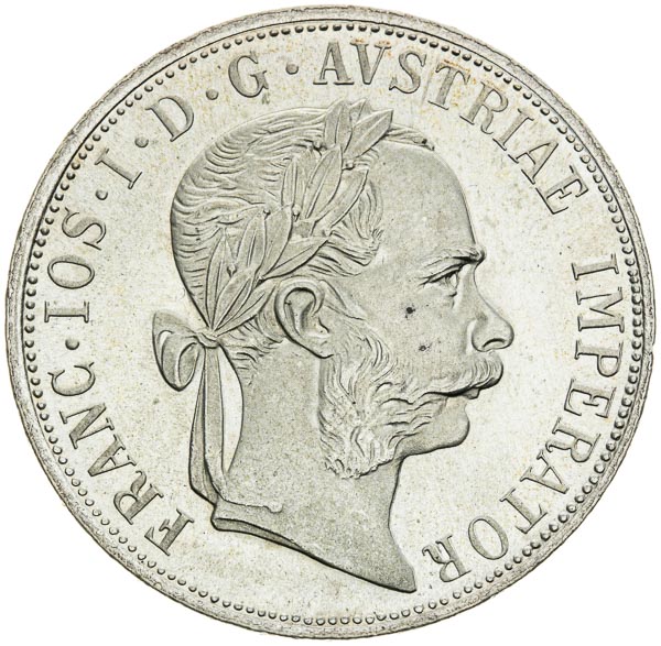 2 Guldens 1887/1974 Kuttenberg (restrike) - front
