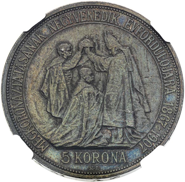 5 Corona 1907 - back