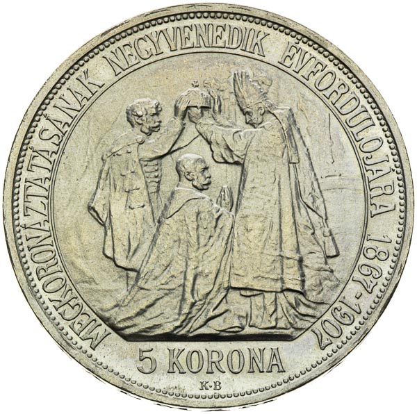 5 Corona 1907 / 1966 - back