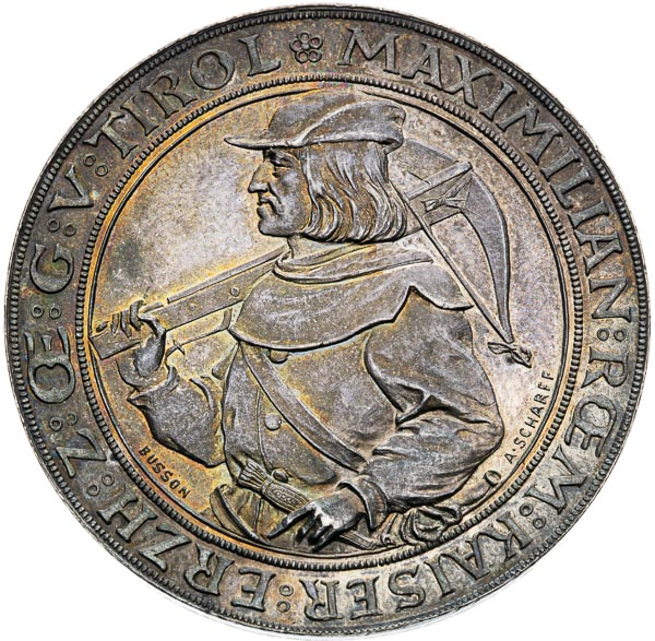 Silver Medal 1885 (2 Gulden) - front