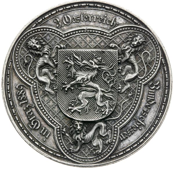 Silver Medal 1889 (2 Gulden) - front