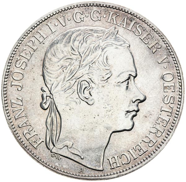 Silver medal 1857 (restrike) - front