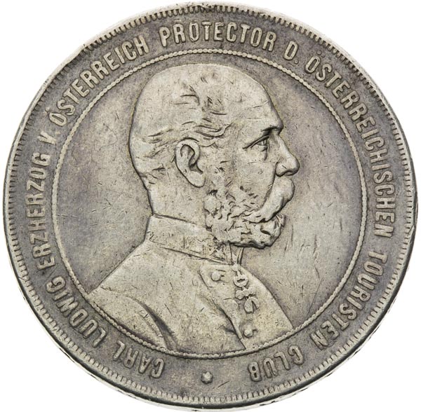 Silver medal 1877 (Thaler) - front