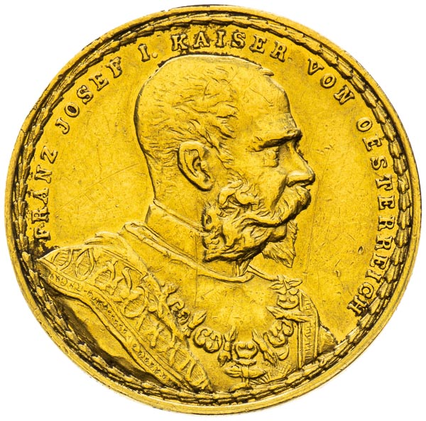 Gold medal 1888 - front