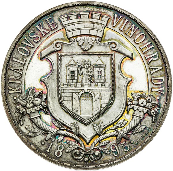 Silver medal 1895 - back