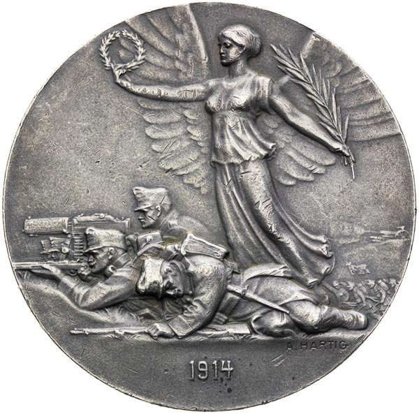 Silver medal 1914 - back
