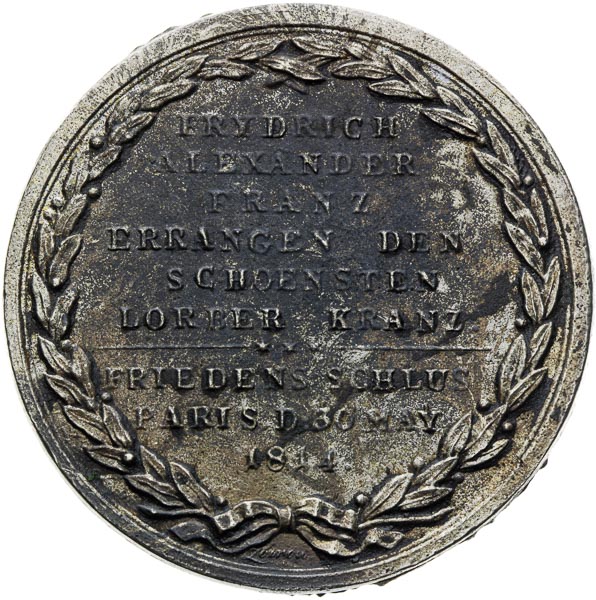 Medal 1814 - front