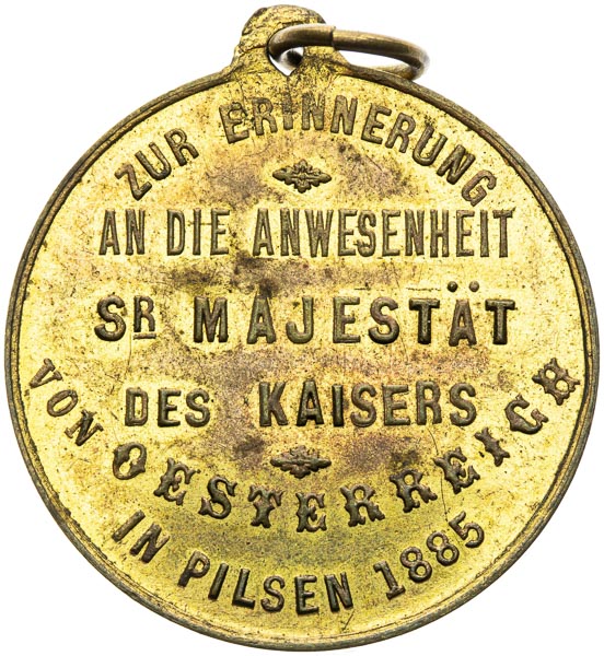 Medal 1885 - back