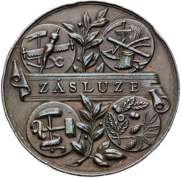 Medal 1888 - back
